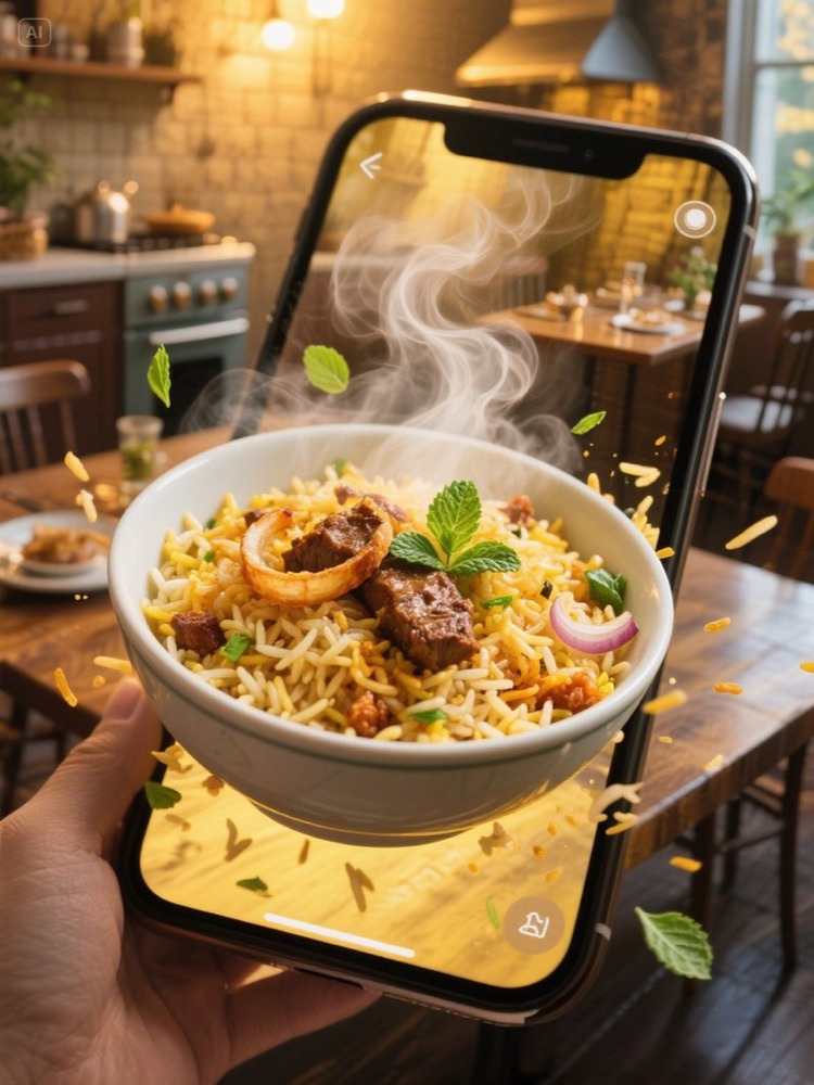 AI food and beverage product visual